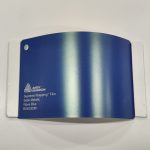 Wave Blue satin metallic