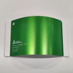 Lively Green satin metallic