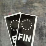 FIN tarra kiiltävä / 1kpl