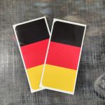 Saksan lippu tarra rekisterikilpeeen